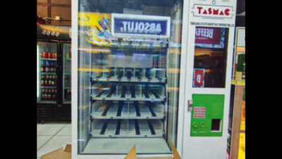 Liquor vending machines in Chennai malls not in use
