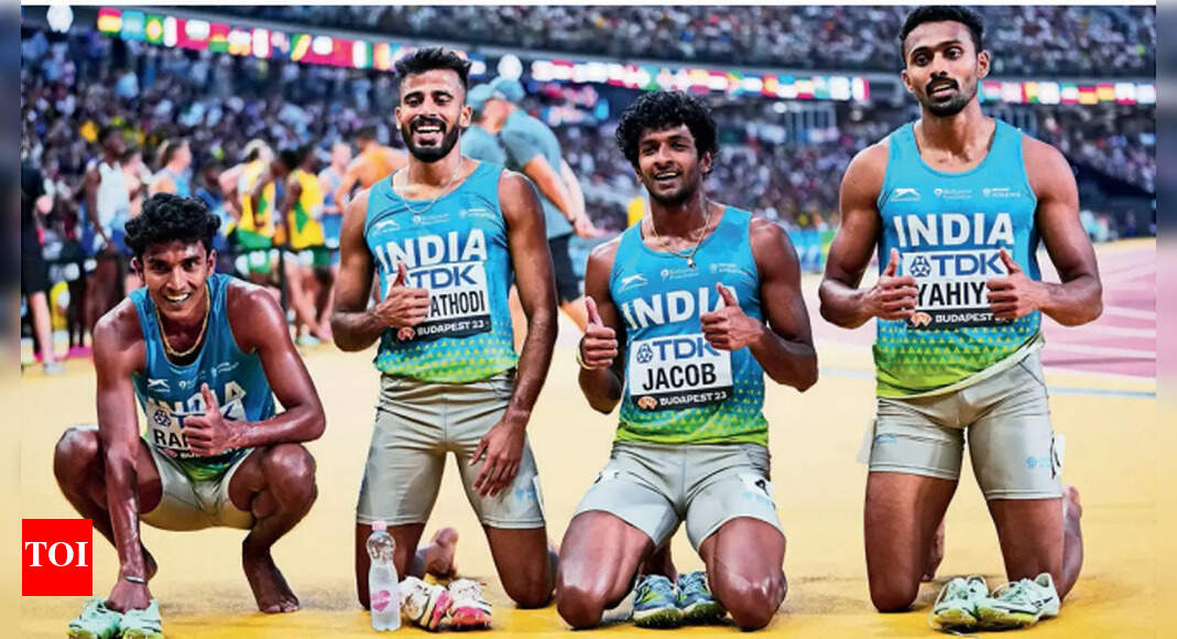 World Athletics Championships: Relay quarter-milers make history ...