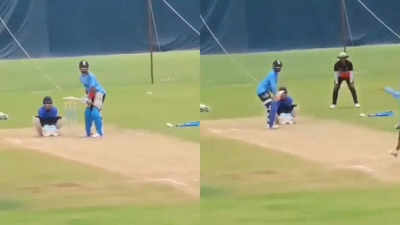 Virat Kohli: Watch: Virat Kohli and Ravindra Jadeja bat together during ...