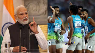 'Truly historical': PM Modi lauds Indian men's 4x400m relay team