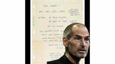 Steve Jobs' handwritten ad sells for over Rs 1.4 crores
