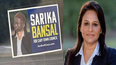 Indian-origin town council candidate's campaign sign defaced in US