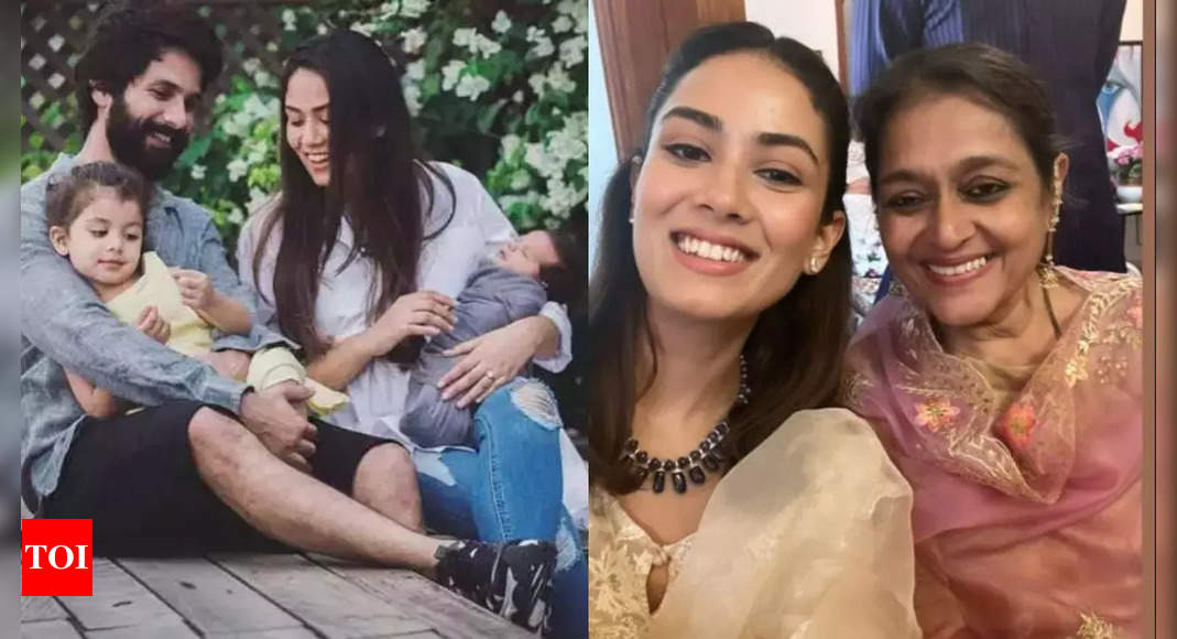 Mira Rajput Kapoor drops picture with mother-in-law Supriya Pathak from daughter Misha’s birthday, reminds fans of ‘Hansa’ from Khichdi | Hindi Movie News – Times of India