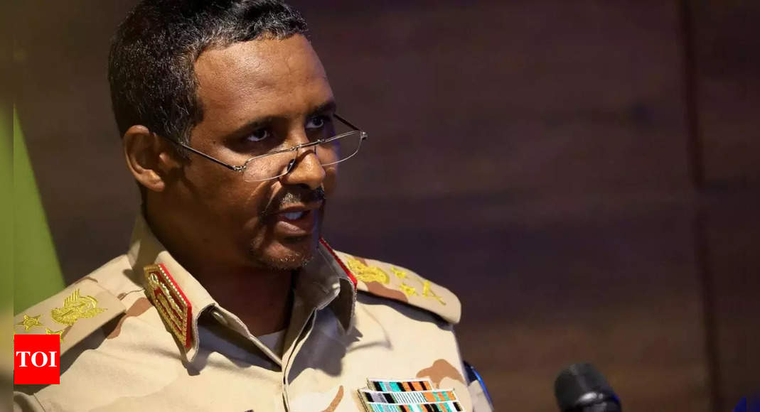 Sudanese paramilitary force backs ceasefire and talks on country’s future – Times of India