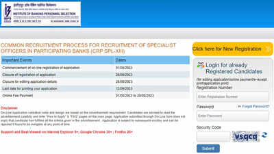 IBPS recruitment 2023: Last day to register for IBPS PO and SO 
