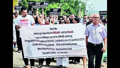 New Chd hsg societies protest against ‘indifference’ of builder