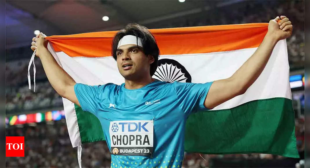 Watch: This medal is for whole of India, says Neeraj Chopra on winning gold at World Athletics Championships | More sports News – Times of India