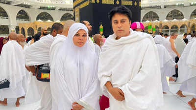 Rakhi Sawant completes her Umrah at Makkah's Masjid-al-Haram amid controversy with Adil Khan Durrani