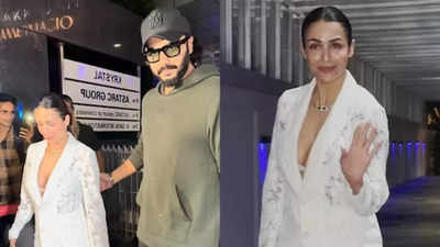 Malaika Arora rests all speculations of rift, spotted with BF Arjun Kapoor on DATE night
