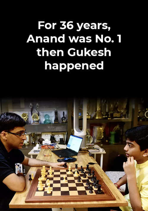 Gukesh D becomes India's No.1 chess player, ends Anand's 36-year-long reign  - Hindustan Times