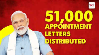 Rozgar Mela: Prime Minister Modi distributes appointment letters to 51,000 youths