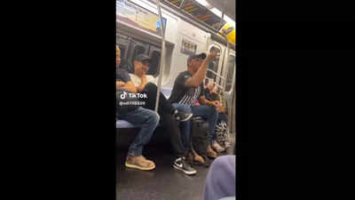 Viral video: Commuter falls asleep on fellow passenger's shoulder on a train, attacked violently