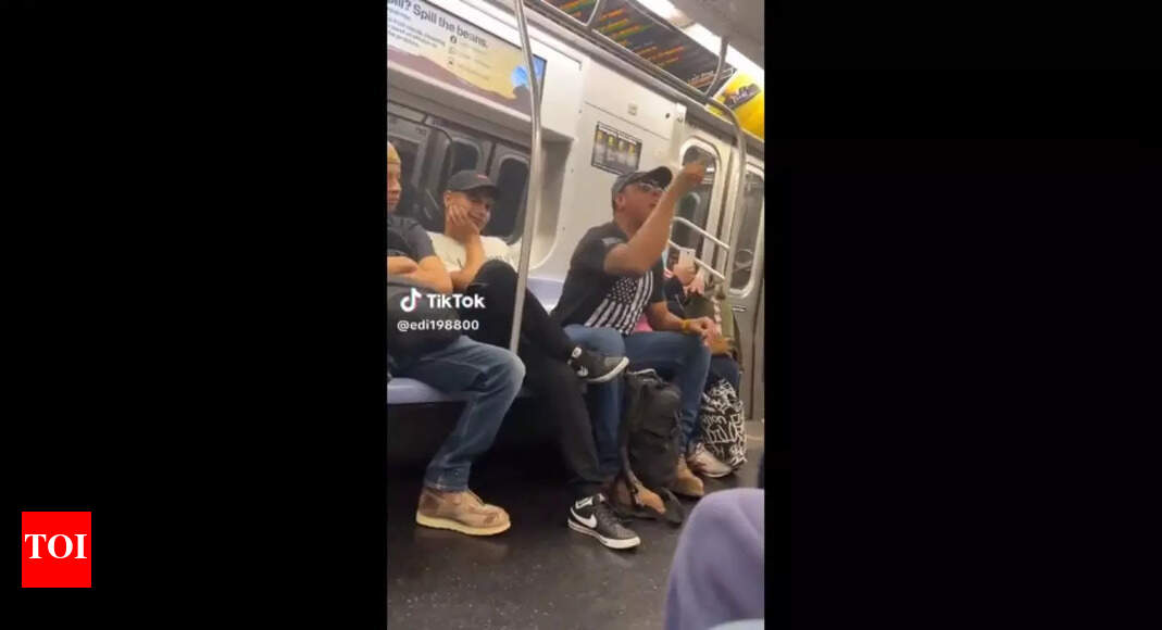 Viral video: Commuter falls asleep on fellow passenger's shoulder on a ...