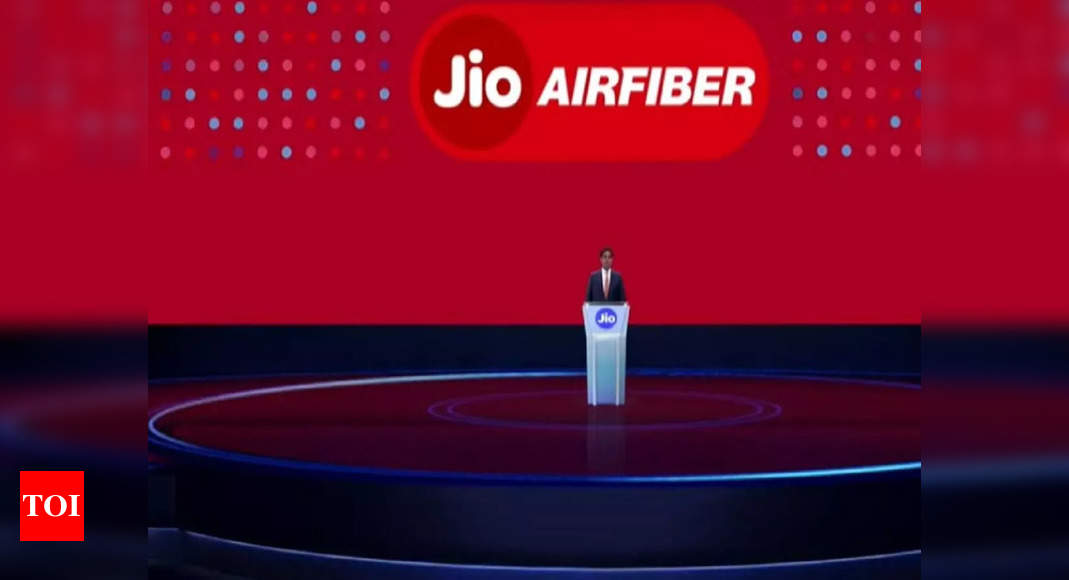 Reliance 46th AGM: 5G router Jio AirFiber to launch on September 19 – Times of India