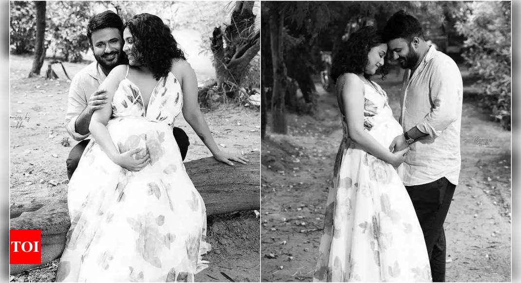 Swara Bhasker shares pictures of her maternity photoshoot, thanks Fahad Ahmad for being a reluctant yet sporting model | Hindi Movie News – Times of India