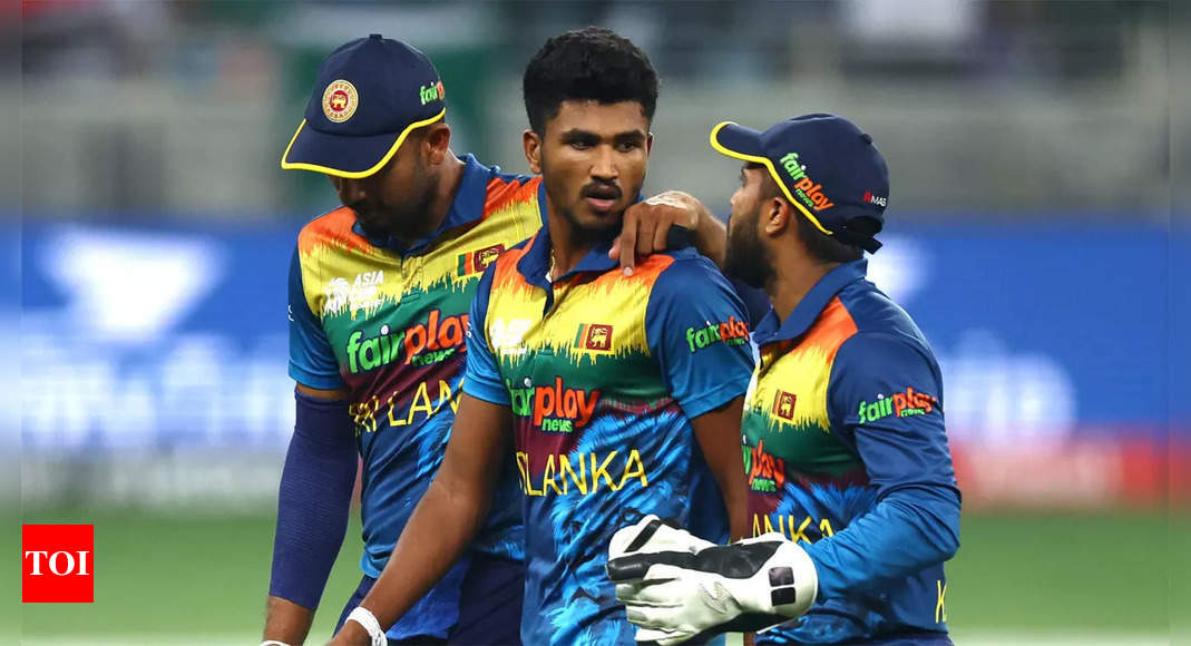 Dilshan Madushanka joins Sri Lanka’s list of injured bowlers | Cricket News – Times of India