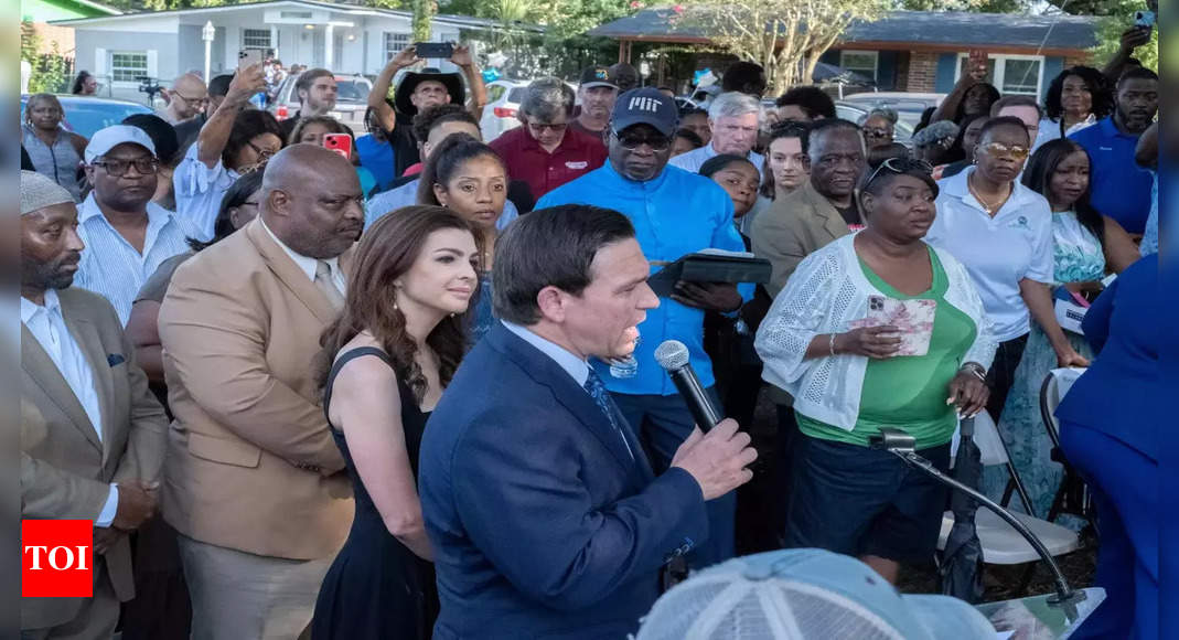 After racist shooting, DeSantis pledges $1 million for security of historically black college – Times of India