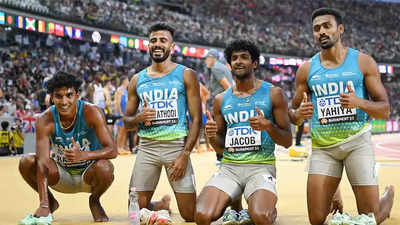 We weren't there to make up the numbers: India relay quartet