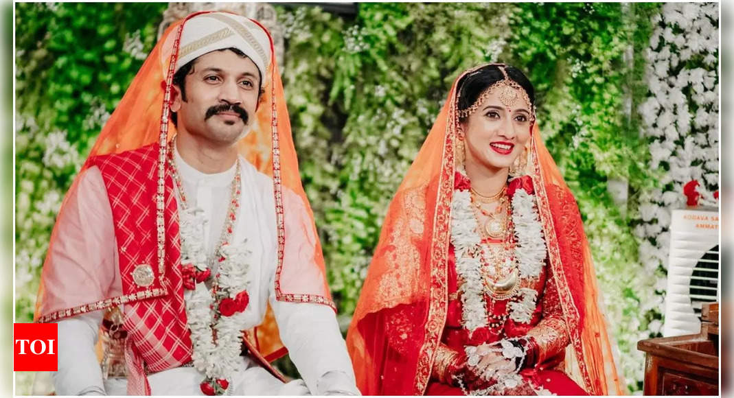 Pics: Harshika Poonacha ties a knot with sandalwood actor Ulliyada ...