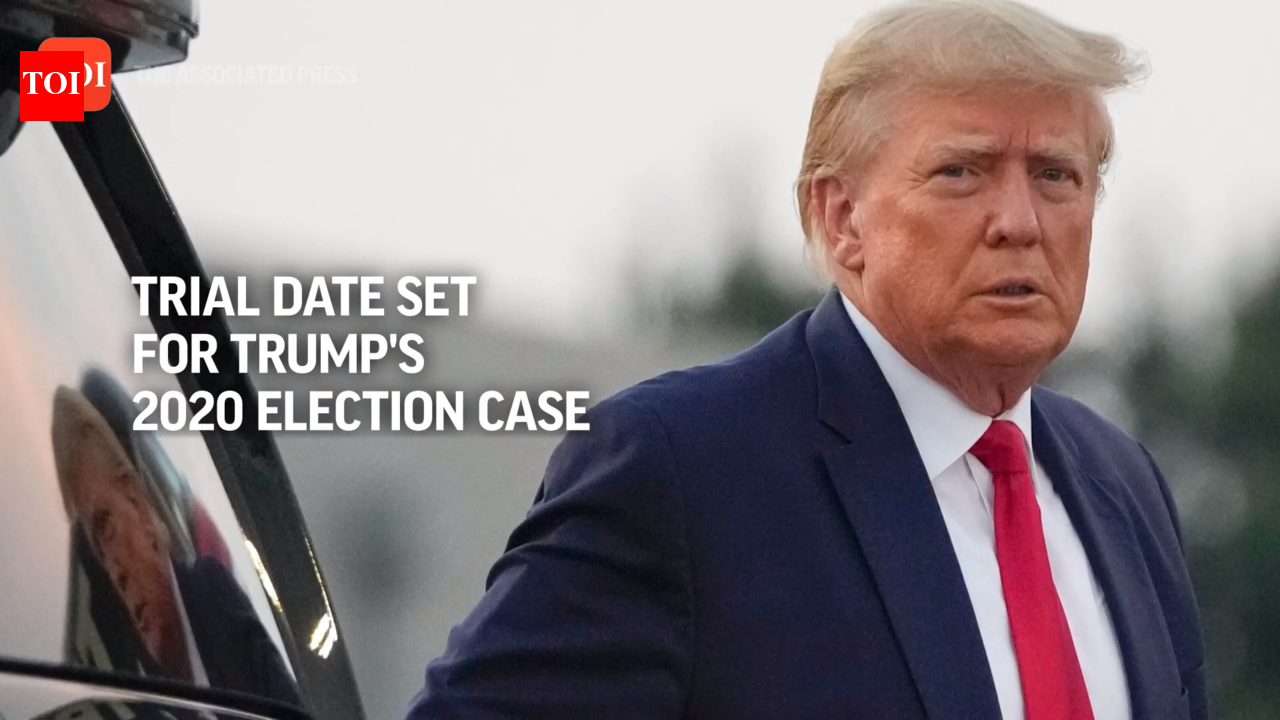 Trial date set: Trump's 2020 election case to begin March 4, 2024