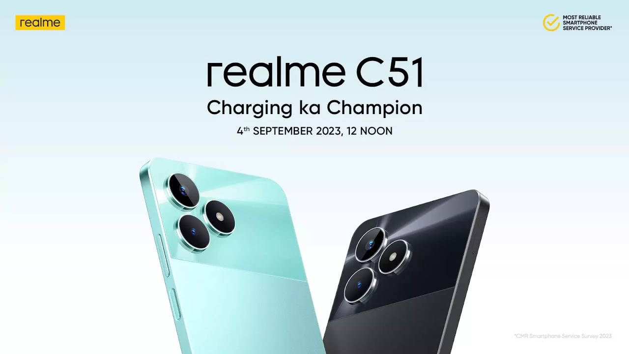 Realme C51: Realme C51 smartphone with mini capsule design to launch in  India on September 4 - Times of India