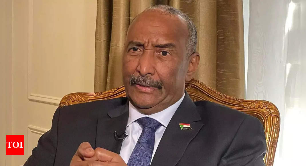 Sudan’s military leader visits Egypt on his first trip abroad since the country plunged into war – Times of India
