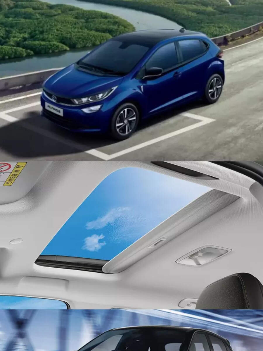 Most affordable cars with sunroof in India Tata Altroz to Hyundai i20