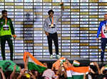 Neeraj Chopra scripts history as he wins gold at 2023 World Athletics Championships, see pictures