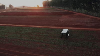 Brazil robot helps farmers scout, spray and protect crops, developer says