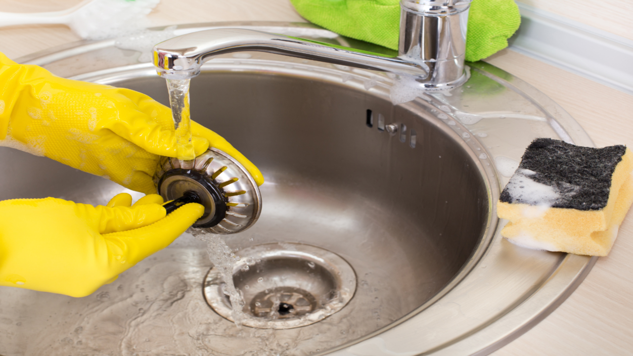 How To Clean A Kitchen Sink, From Faucet To Drain!