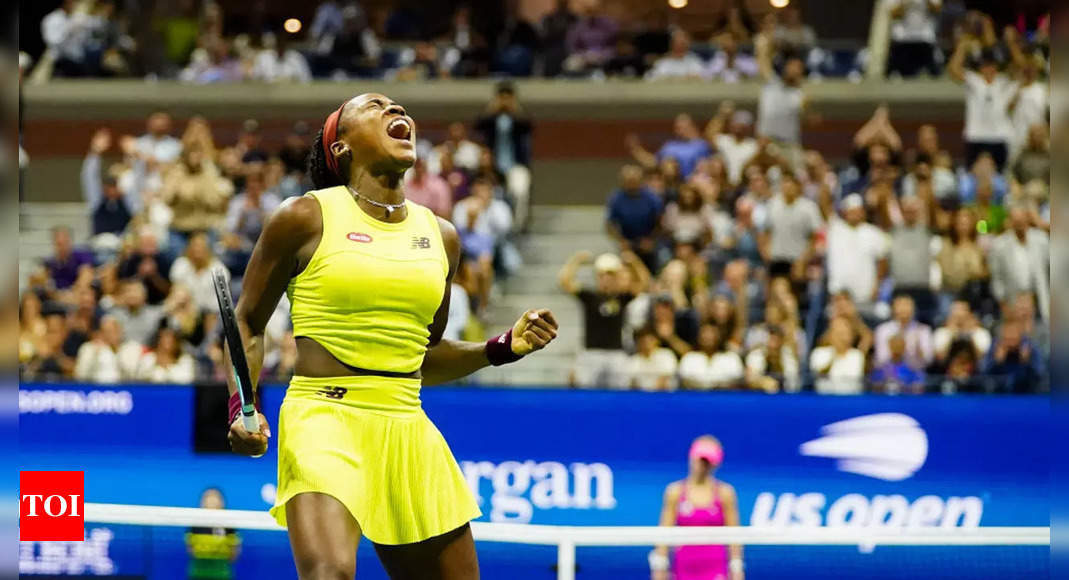 Coco Gauff battles into US Open second round Tennis News Times of India