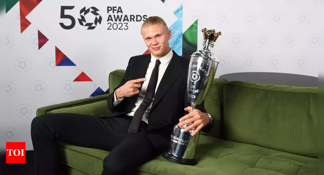 Erling Haaland and Rachel Daly win PFA Player of the Year awards | Football News – Times of India