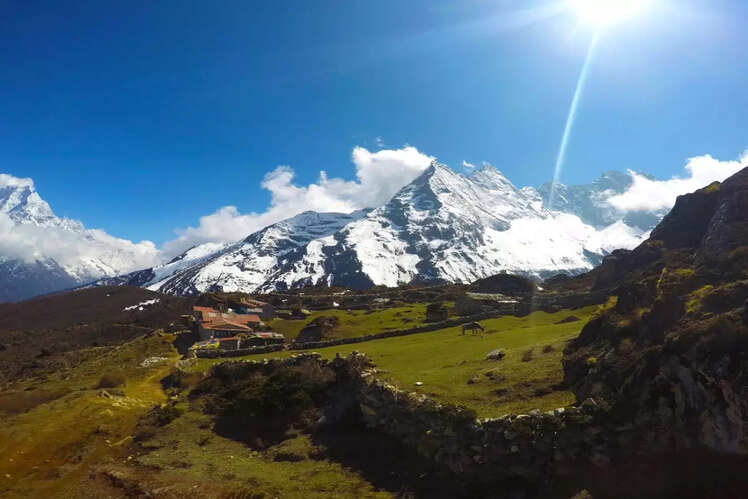 Base for Swiss Alps