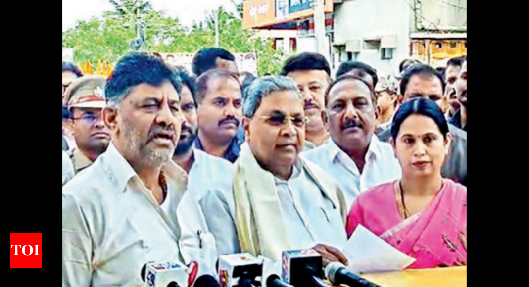 Cm Siddaramaiah & Deputy Cm Dk Shivakumar Pray Together, Say 