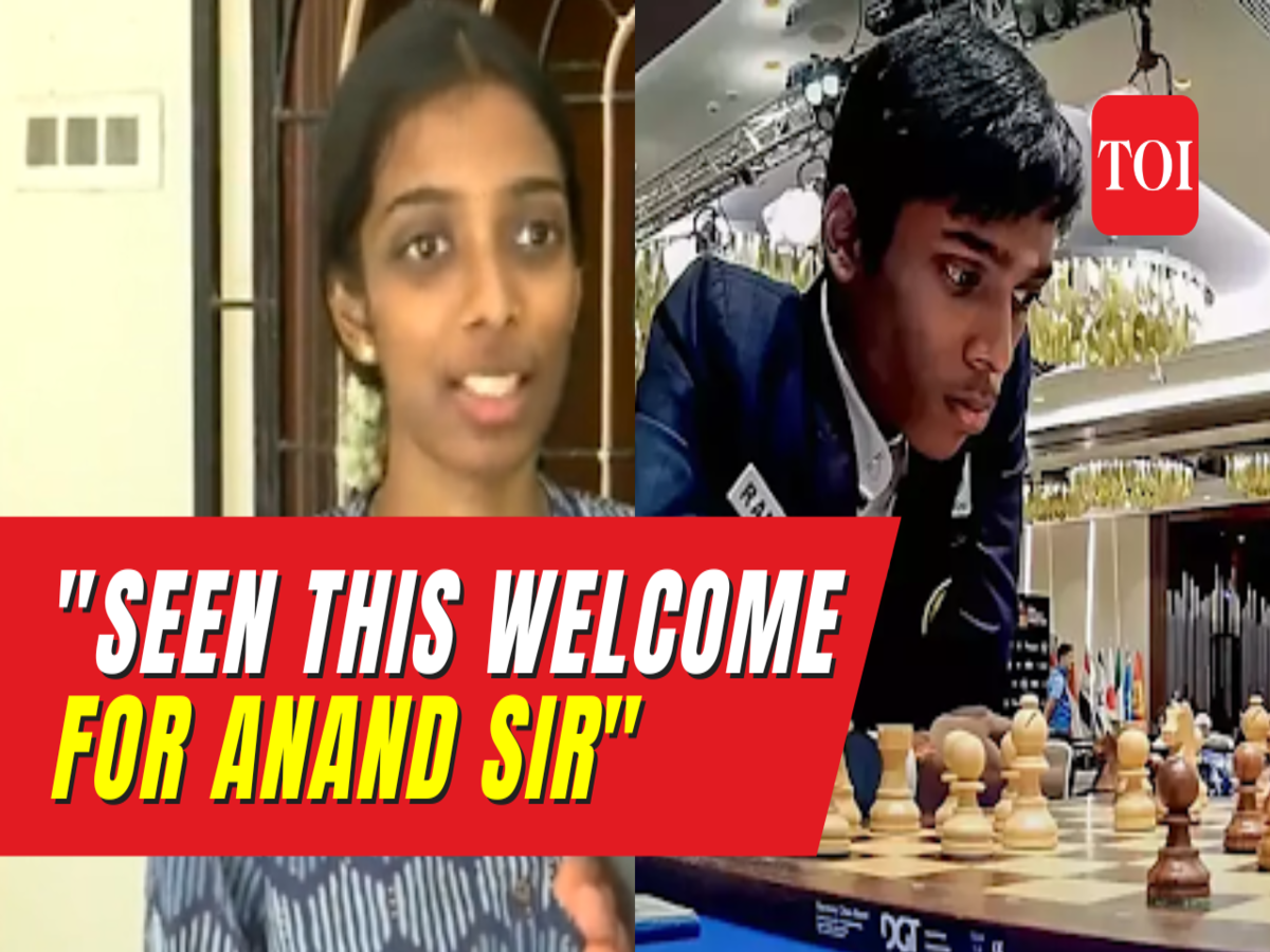 Grandmaster R Praggnanandhaa's sister on grand welcome he received