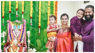 'Kantara' star Rishab Shetty celebrates Varamahalakshmi festival with family, see pics