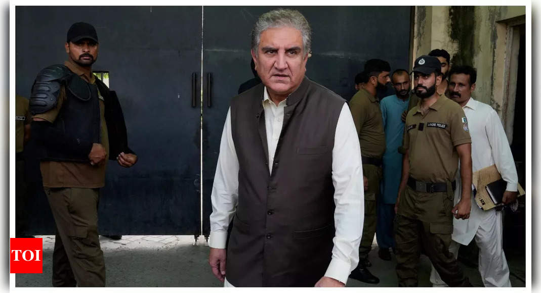 Pakistan: Special court sends Shah Mahmood Qureshi to 14-day judicial remand in cipher case – Times of India