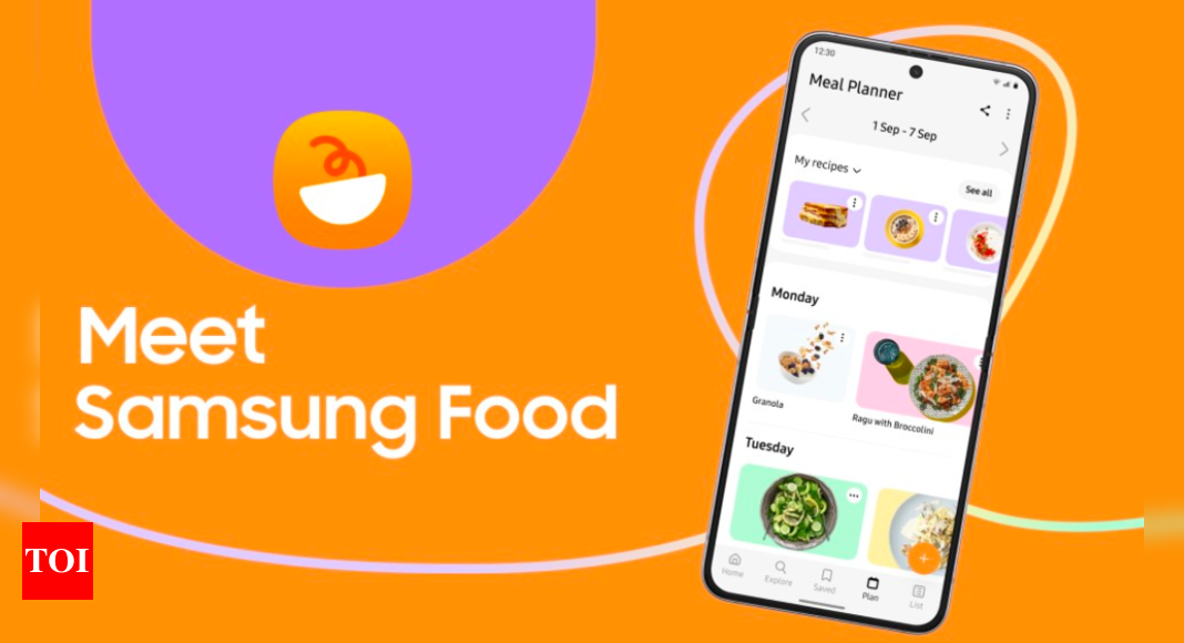 Samsung’s new Food app serves AI-generated recipes – Times of India