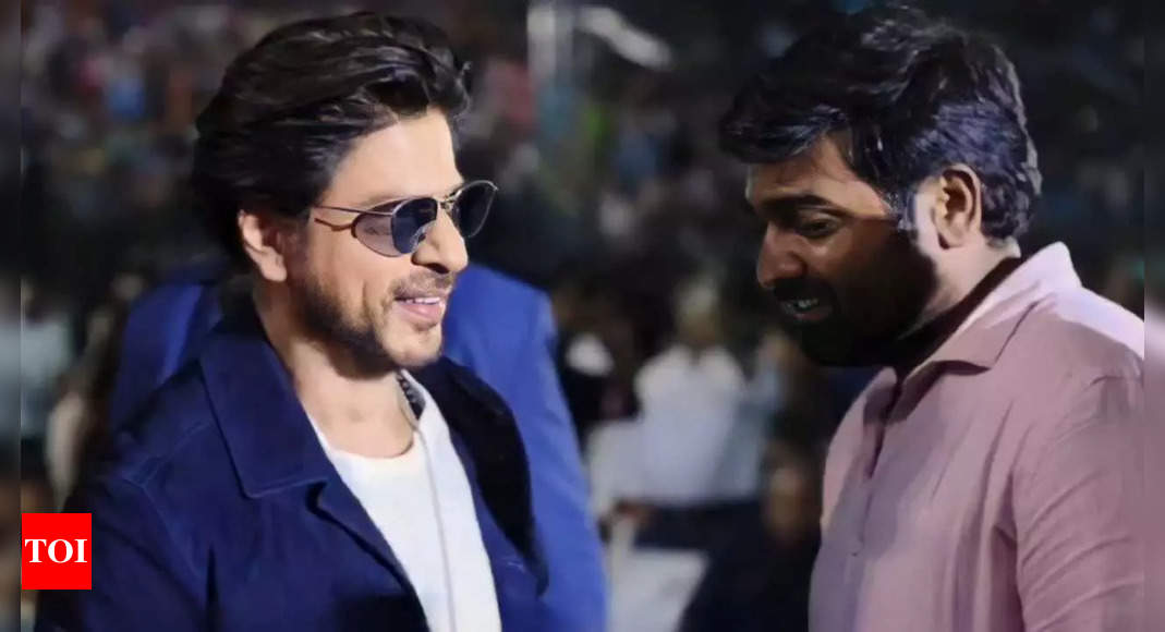 Vijay Sethupathi on taking revenge from Shah Rukh Khan at Jawan event: ‘I was in love with a girl who was in love with SRK…’ | Hindi Movie News – Times of India