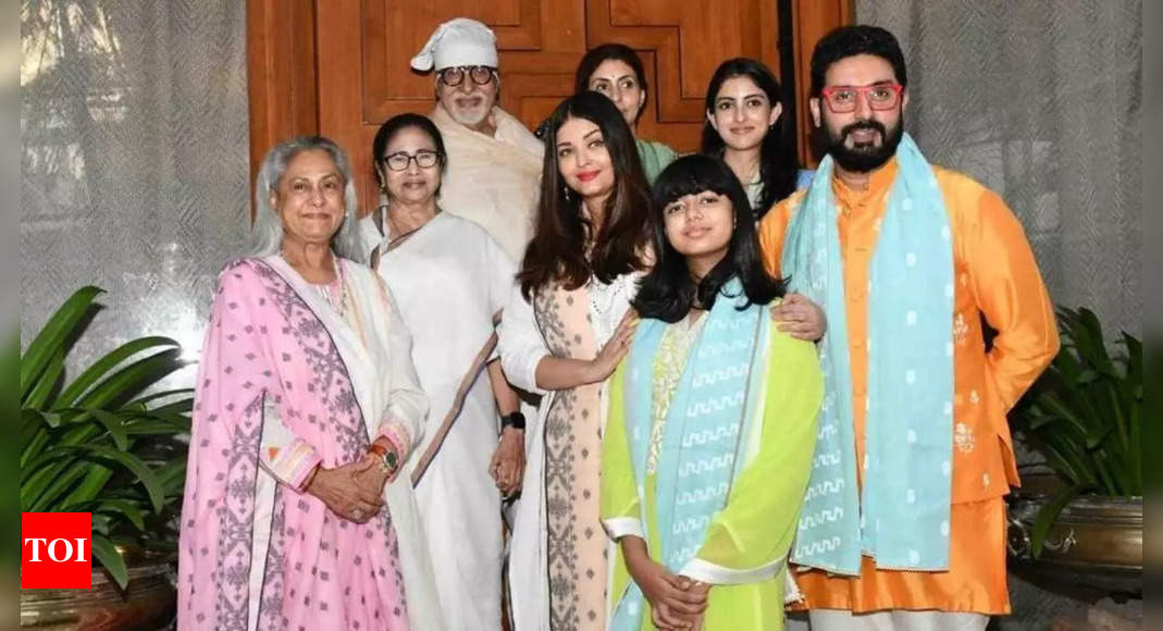 Mamata Banerjee ties rakhi to Amitabh Bachchan in Mumbai, says he is ‘Bharat Ratna’ for her | Hindi Movie News – Times of India