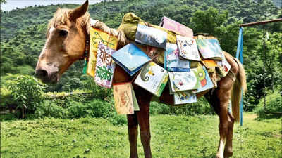‘Ghoda library’ trots up to remote Uttarakhand villages with books for kids, parents to join in