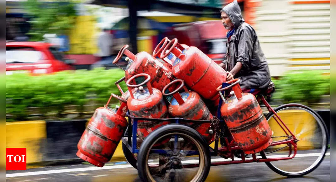 LPG cut: Rs 18,500 crore relief to buyers – Times of India