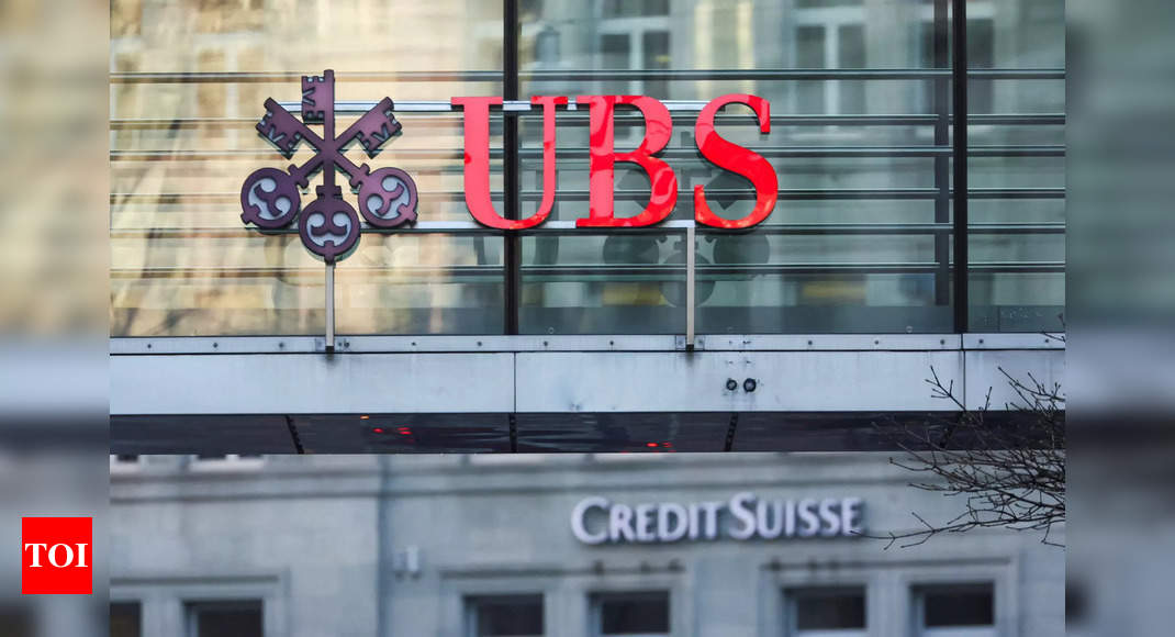 Banking giant UBS to absorb Credit Suisse’s domestic bank – Times of India