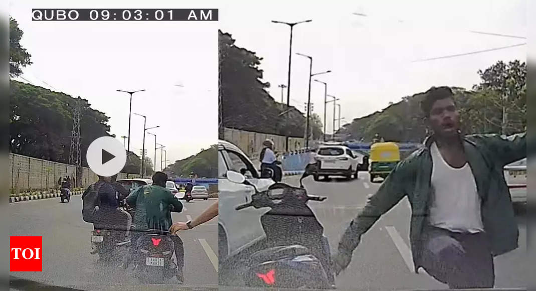 ISRO scientist’s car becomes victim of road rage kicking by motorist amid ‘honking’ dispute