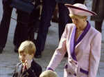 Princess Diana with William and Harry​