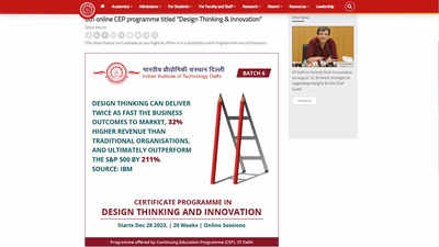 IIT Delhi offers online course in design thinking and innovation