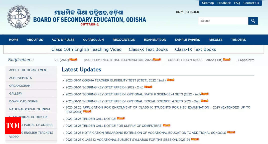 Odisha TET Result 2023 declared on bseodisha.ac.in; download result, answer key here