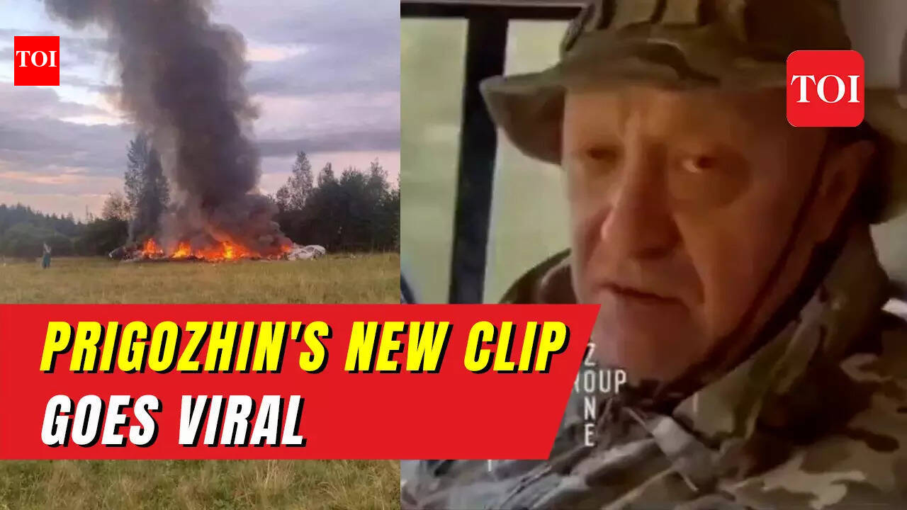 ‘I’m doing fine’: New video of Wagner chief Prigozhin shot days before ...