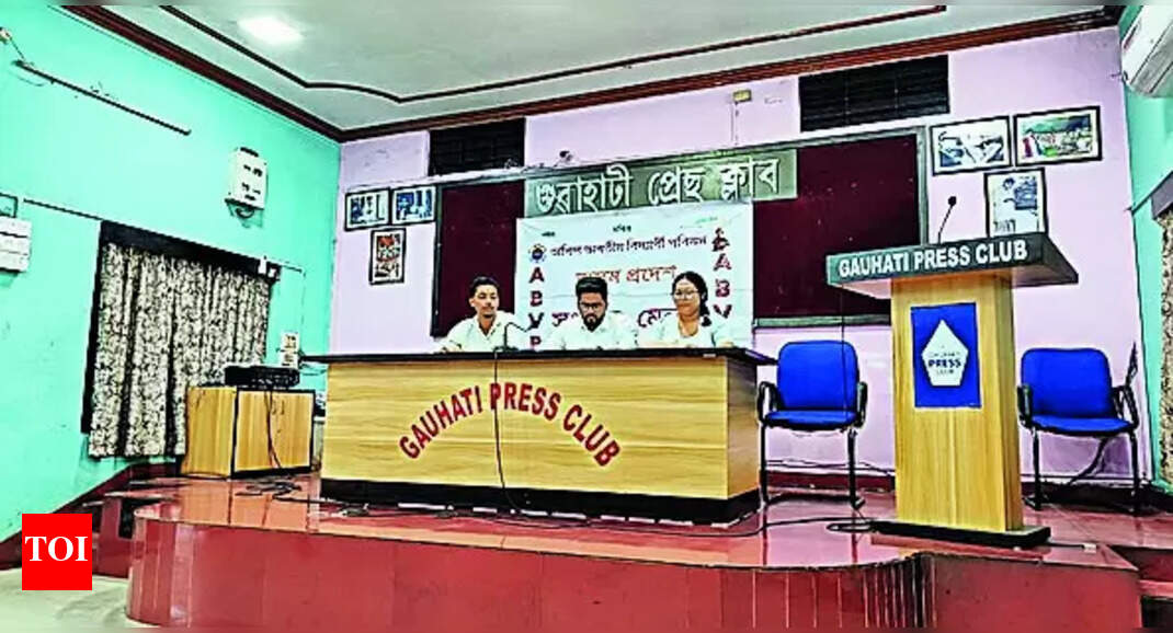 Abvp Flags Gu Students’ Plight Over Fee, Result Delay | Guwahati News - Times of India