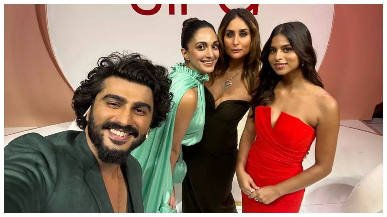 Kareena Ki Sex Chut - Kareena Kapoor Khan, Kiara Advani and Suhana Khan come together for a glam  night; fans REACT - See photos | Hindi Movie News - Times of India